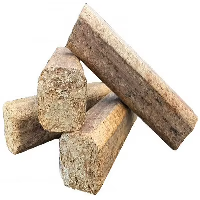 Bulk biomass briquettes